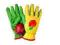 Rękawiczki dziecięce z jabłuszkiem 6 - 8 lat