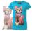 COOLCAT BLUZKA t-shirt KOT kotek 146/152 II gat