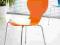 Krzesło Pomarańczowe Drewno/Metal