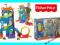 FISHER PRICE Garaż Rampa Zjeżdżalnia LITTLE PEOPLE