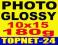 100x FOTO PREMIUM PAPIER PHOTO GLOSSY 10x15 180g