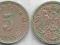 Niemcy Ces. 5 Pfennig 1911A (N422)