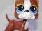 pies piesek LITTLEST PET SHOP LPS dog MEGA UNIKAT