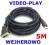 KABEL HDMI-DVI 5m GOLD DVI v1.4b / VIDEO-PLAY