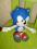 Sonic niebieski  duży ok.25 cm.