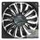 WENTYLATOR AEROCOOL SHARK FAN BLACK - 120x120x25mm