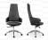 FOTEL CZARNY GABINETOWY MODERN OFFICE CHAIR tulip