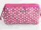 KOSMETYCZKA DUŻY KUFEREK W GROCHY  - TEEN