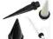 Piercing akrylowy plug rozpychacz prosty 3mm