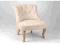 FOTEL - Armless chair linen - FRANCJA
