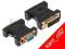 Złącze DVI-D wtyk (24+5) - VGA gniazdo