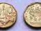 RPA - AFRYKA POŁUDNIOWA 10 CENTS 1990 PODWÓJNA LEG