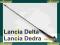 Antena dachowa Lancia Delta Dedra - Fiat Seicento