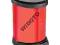 CURVER KOSZ METALBIN 20L NA PEDAŁ CZERWONY