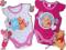 DISNEY 2szt BODY BODZIAK PUCHATEK 0-3m 62