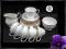 DUCHESS porcelanowy serwis mokka trio ASCOT 6os.