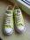 Limonkowe converse 38