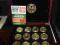 KOLEKCJA 20 MONET WIELCY POLACY POZŁACANE