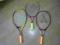 3 Rakiety do tenisa  junior + pokrowce.