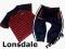 LONSDALE - komplet dresowy chłopięcy 68-80cm 6-12m