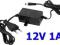 ZASILACZ 12V 1A DO KAMER TAŚM LED DIOD LED HQ