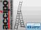 KRAUSE CORDA drabiny drabina aluminiowa 3x8 KRAUSE CORDA drabiny drabina aluminiowa 3x8