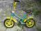 Śliczny rower rowerek Genesis - żółto-zielony