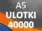 Ulotki A5 40000 szt. -48h- DARMOWA DOSTAWA ulotka