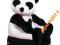 FOTELIK FOTEL ROZKŁADANY PLUSZOWY OSIOŁ PANDA TRON