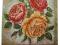 Serwetka decoupage, popękane róże