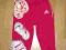 SPODNIE DRESOWE RÓŻOWE ADIDAS R 12M + BUCIKI