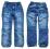 IN EXTENSO Nowe jeansy modne przeszycia r 104/110