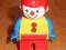 LEGO DUPLO CYRK - FIGURKA PAN KLAUN CLOWN