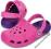 ELECTRO KIDS CROCS rozmiar 27 (c10) neon roz