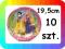 TALERZYKI PAPIEROWE NA URODZINY KSIĘŻNICZKI 10SZT
