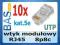 Wtyk _ UTP _ kat.5e _ RJ45 _ 8p8c _ 10 sztuk