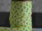 TASIEMKA rypsowa żółta w zielone grochy 1,99