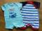 Dwa rampersy dla chłopca r.68