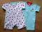 Dwupak piżamka/rampers GEORGE r.68