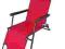Leżak Plażowy Czerwony Leżaki Fotel Leżanka 3 poz