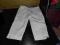 spodenki białe eleganckie za kolano r. 146