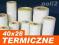 40x28mm Etykiety TERMICZNE OKAZJA TANIO i SZYBKO