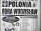 PROGRAM Polonia Warszawa - Odra Wodz. 1.12.1996.