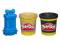 CIASTOLINA PLAY DOH DWIE TUBY KOLORY BUDOWLANE