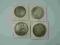 Zestaw 4 ładnych monet