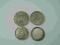 Zestaw 4 ładnych monet