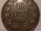 FINLANDIA 10 pennia 1899 PIĘKNA