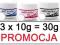 PROMOCJA  AKRYL 30g = 3x10g PINK + CLEAR + WHITE