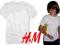 H&amp;M BIAŁA BLUZKA T-SHIRT BAWEŁNA 146/152cm IIg