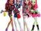 4 x Monster High Ghoulia Clawdeen Venus Rochelle